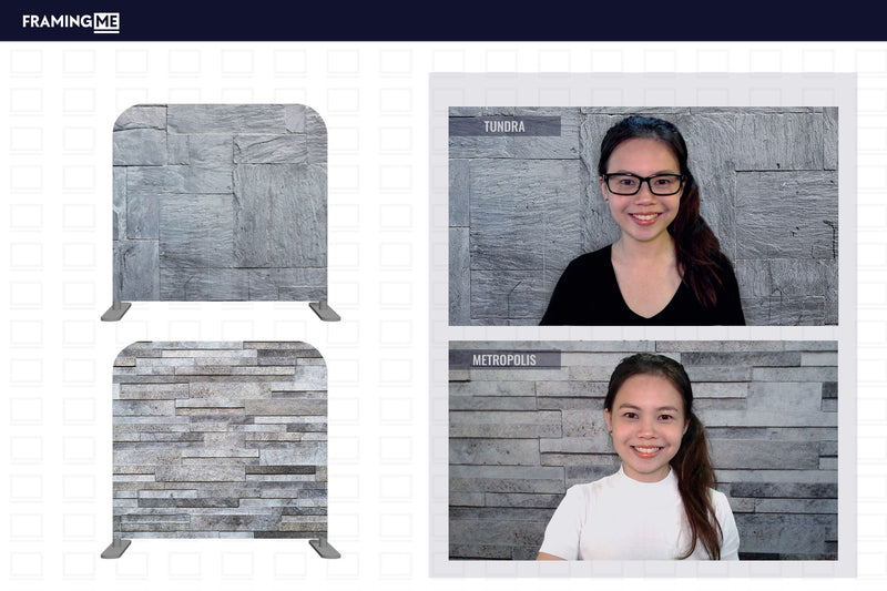 Double-sided Video Backdrop (Upgrade from your virtual green screen)